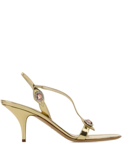 Ferragamo Sibilla leather sandals - Gold - zdjęcie produktu nr 1