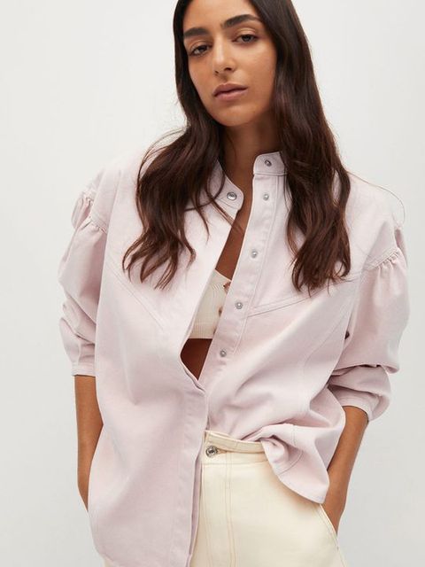 Mango - Koszula jeansowa Caramel - zdjęcie produktu nr 1