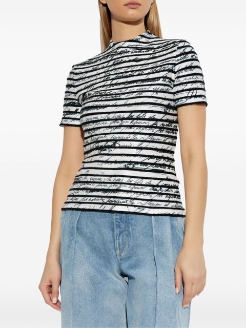 Balmain printed T-shirt - White