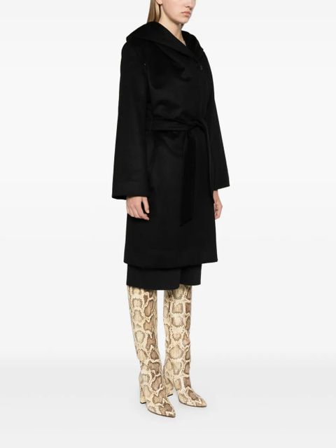 Max Mara Newmang long coat - Black