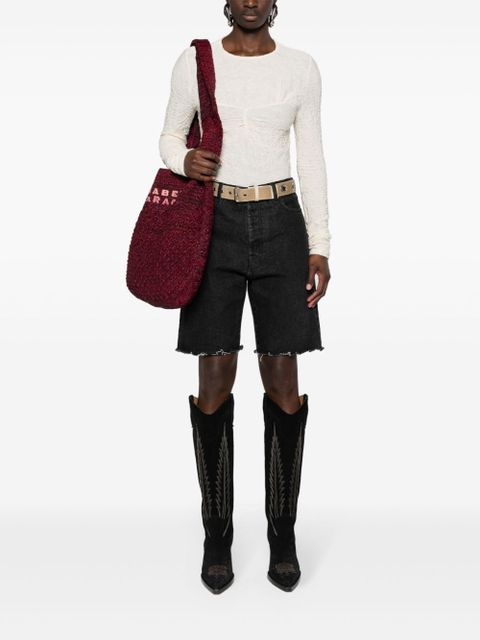 ISABEL MARANT Floride jacquard top - Neutrals - zdjęcie produktu nr 2