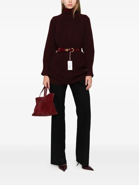 Max Mara cable-knit sweater - Red