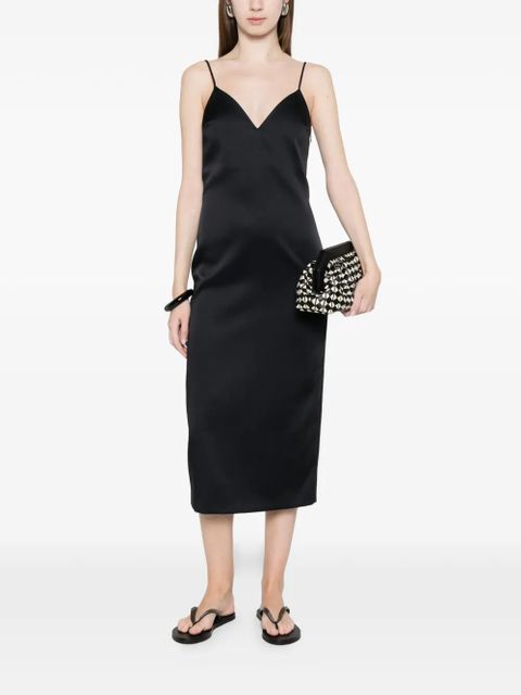 TWINSET V-neck strap dress - Black - zdjęcie produktu nr 2