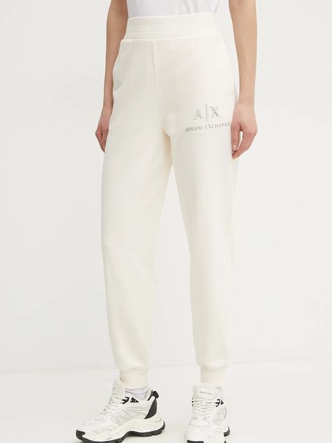 Armani Exchange spodnie dresowe bawełniane - zdjęcie produktu nr 2