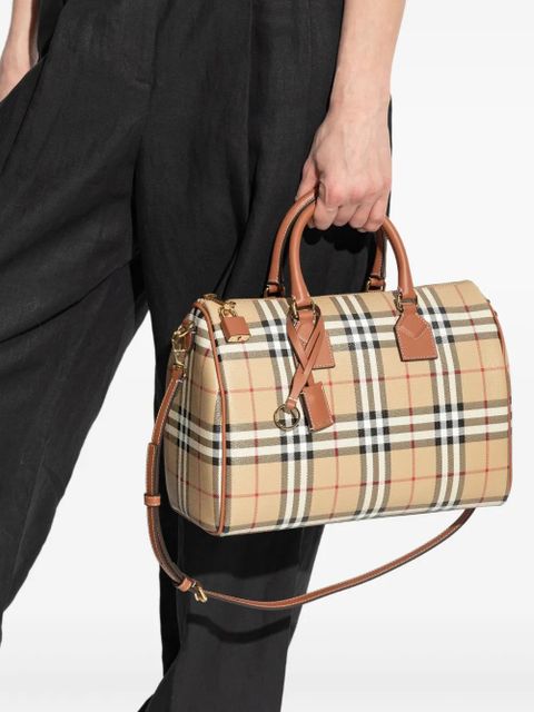 Burberry medium Check satchel bag - Neutrals - zdjęcie produktu nr 2