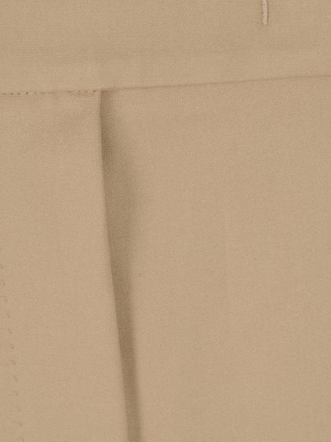 Max Mara cotton high-waist trousers - Neutrals - zdjęcie produktu nr 2