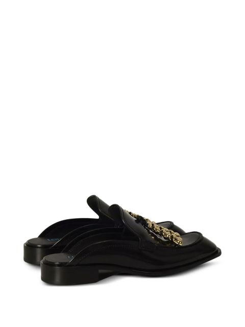 LOEWE square-toe mules - Black