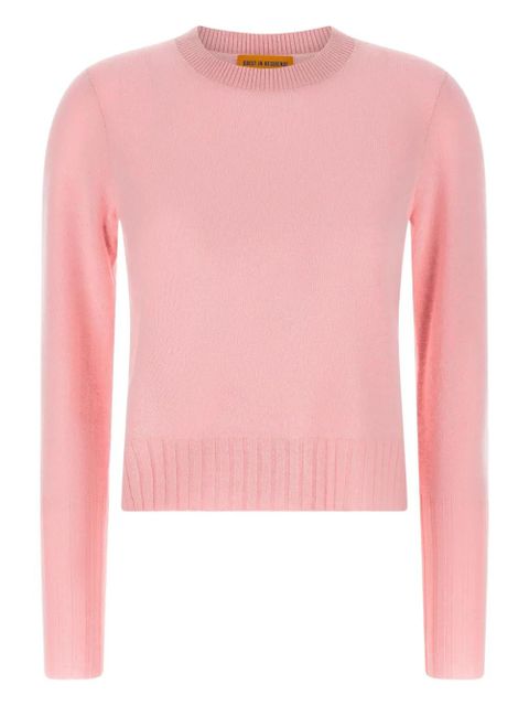 Guest In Residence Shrunken crew-neck sweater - Pink - zdjęcie produktu nr 1