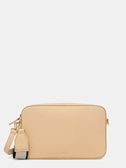 Coccinelle torebka skórzana TEBE kolor beżowy E5.MN5.52.01.01 - zdjęcie produktu nr 1