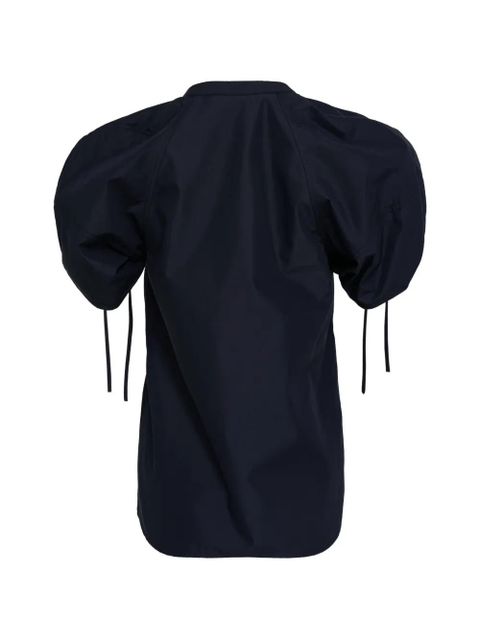 3.1 Phillip Lim ruched V-neck blouse - Blue - zdjęcie produktu nr 2