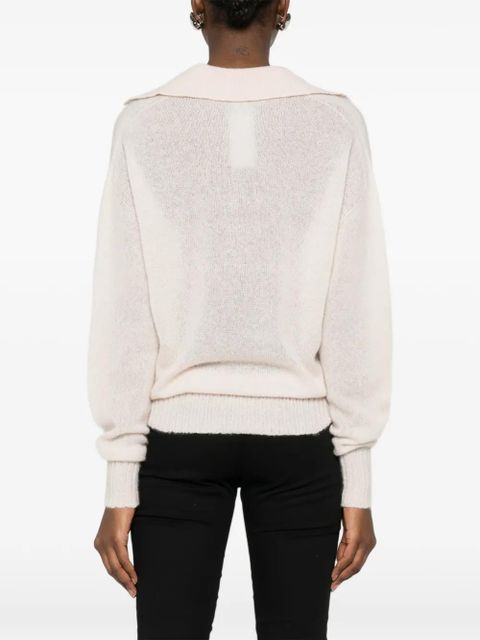 TOM FORD open polo top - Neutrals