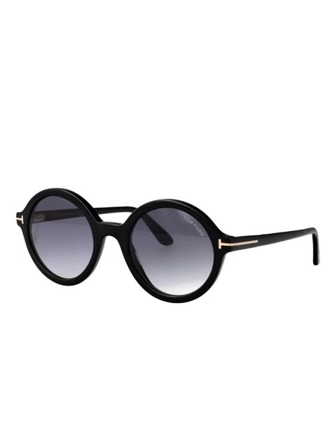 TOM FORD Eyewear Nicolette round-frame sunglasses - Black