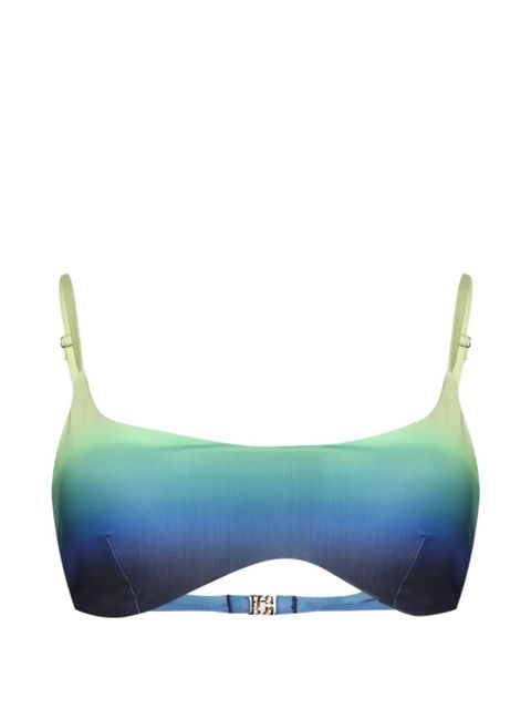 Casablanca gradient-print bikini top - Blue - zdjęcie produktu nr 1