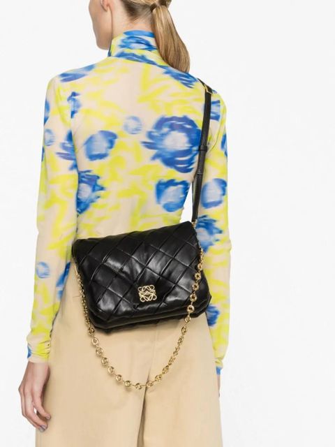 LOEWE Goya Puffer crossbody bag - Black