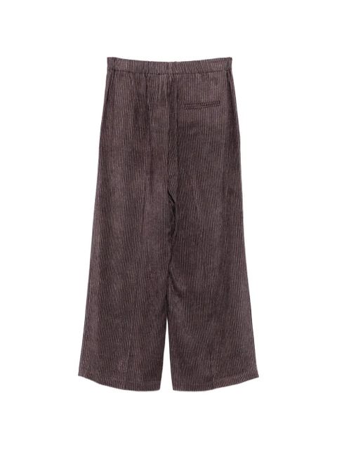 Alysi corduroy-texture trousers - Purple - zdjęcie produktu nr 2