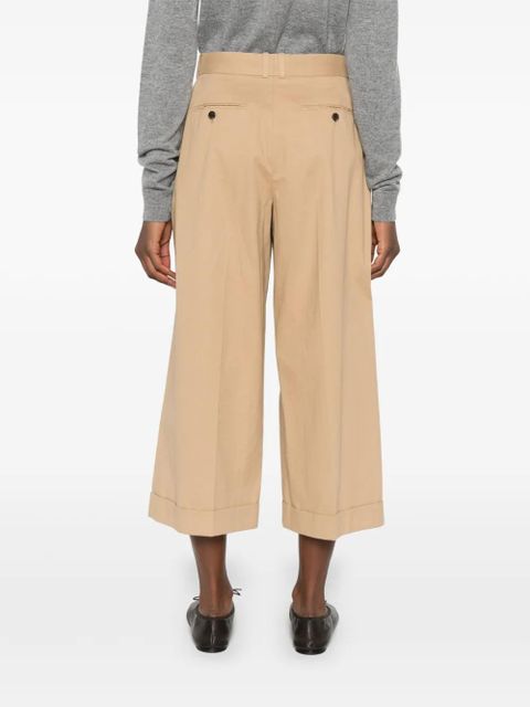 The Row pleated culottes trousers - Neutrals