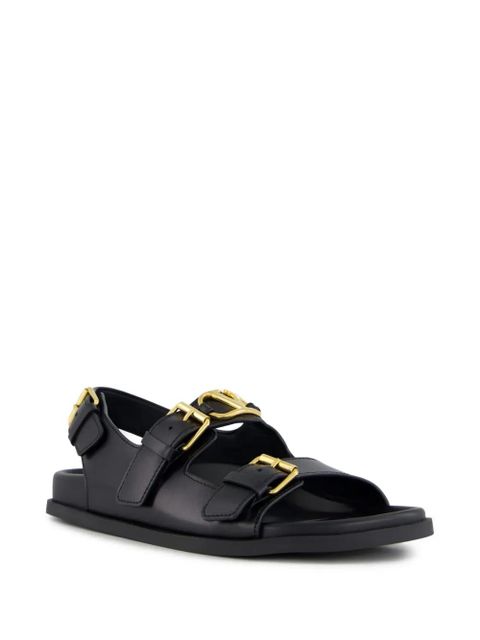 Valentino Garavani VLogo Signature buckle-detail sandals - Black