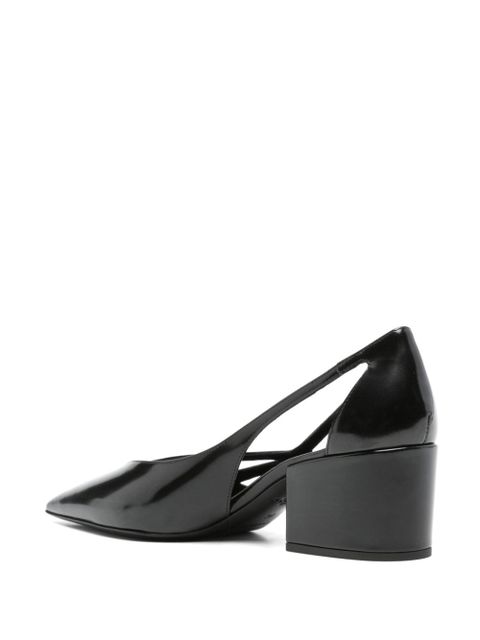 Prada 55mm debossed-logo pumps - Black