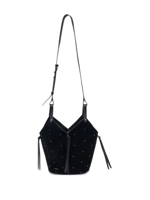 ISABEL MARANT Tampa studded shoulder bag - Black