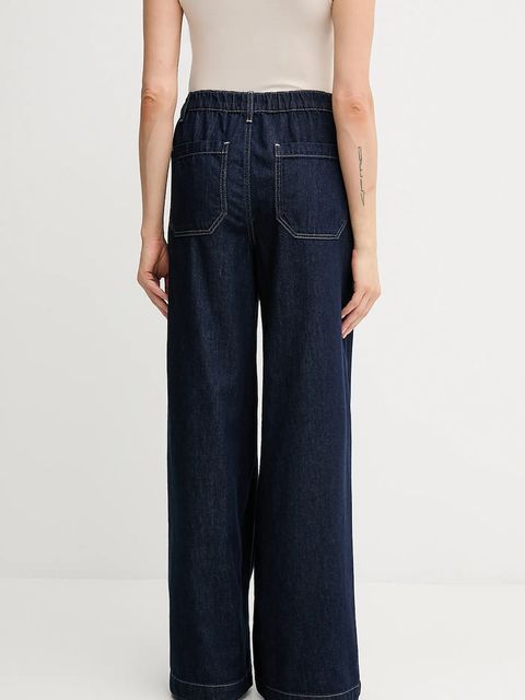 United Colors of Benetton jeansy damskie kolor granatowy 40M0DE02H