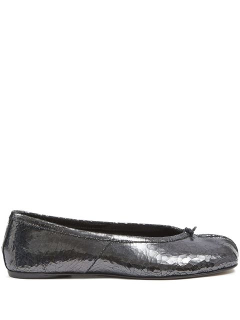 Maison Margiela Tabi leather ballerina shoes - Black - zdjęcie produktu nr 1