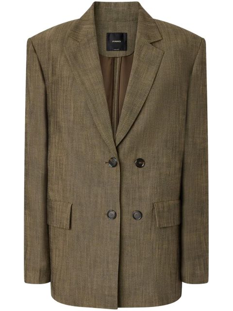 PINKO decorative buttons blazer - Brown - zdjęcie produktu nr 1