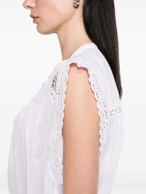 MARANT ÉTOILE Gresia top - White