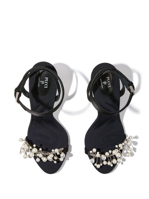 PUCCI 95mm embellished sandals - Black