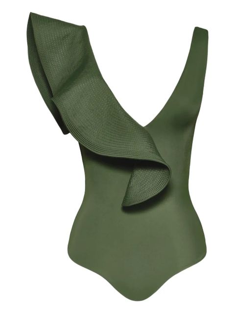 Johanna Ortiz Boleros ruffled swimsuit - Green - zdjęcie produktu nr 1