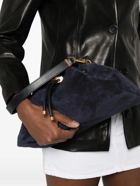 Jimmy Choo Bon Bon suede shoulder bag - Blue - zdjęcie produktu nr 2