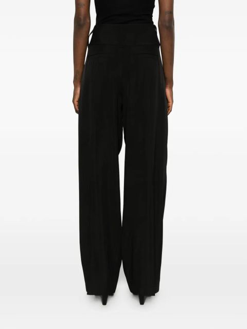 Sportmax Spsfavetta belted trousers - Black