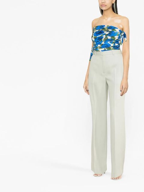 Lanvin high-waisted tailored trousers - Green