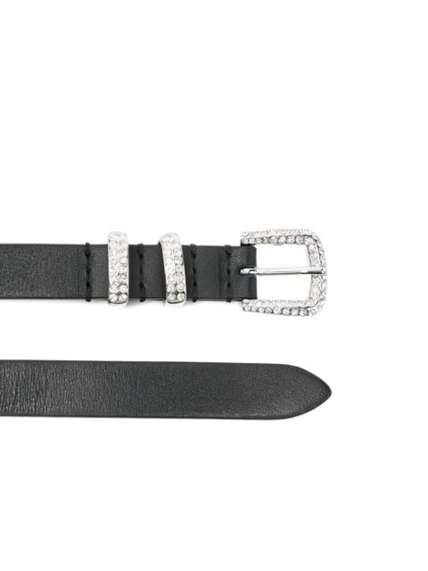 Maje embellished-buckle belt - Black - zdjęcie produktu nr 2