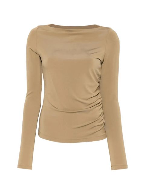 Max Mara Gomma ruched top - Neutrals - zdjęcie produktu nr 1