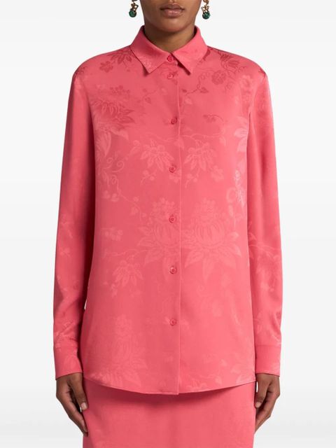 ETRO floral-jacquard shirt - Pink - zdjęcie produktu nr 2