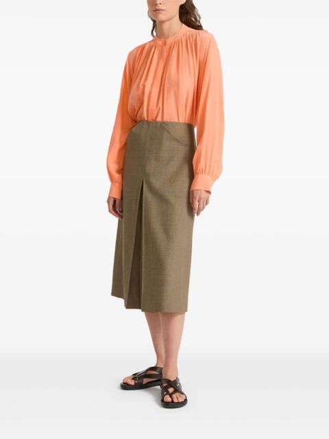 Yves Salomon wool split skirt - Neutrals - zdjęcie produktu nr 2