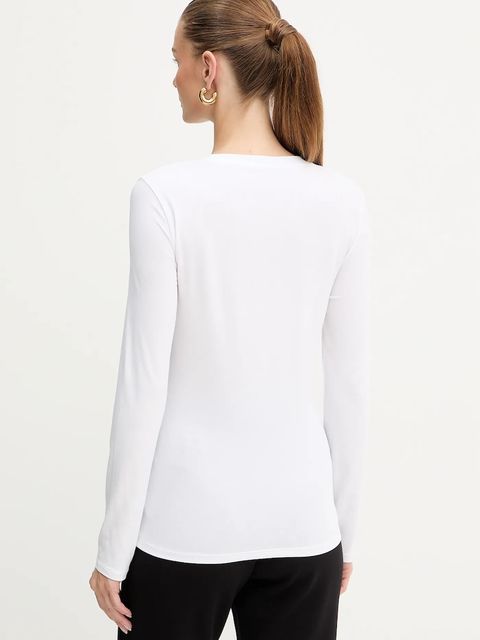 Armani Exchange longsleeve kolor biały XW001365 AF16294
