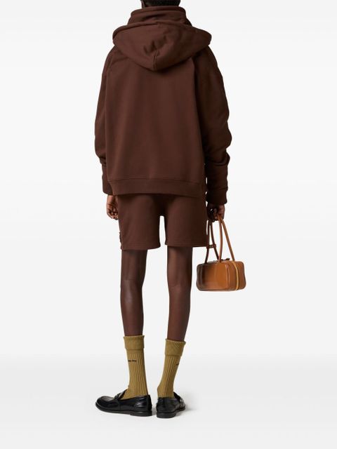 Miu Miu cotton shorts - Brown