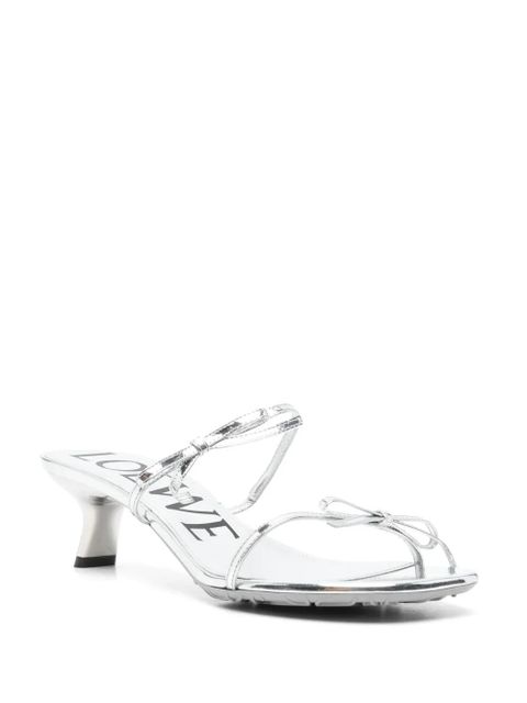 LOEWE 45mm Petal sandals - Silver - zdjęcie produktu nr 2