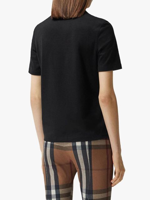 Burberry logo-print short-sleeve T-shirt - Black
