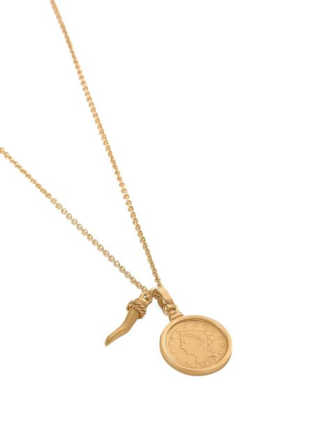 Dolce & Gabbana Horn brass necklace - Gold