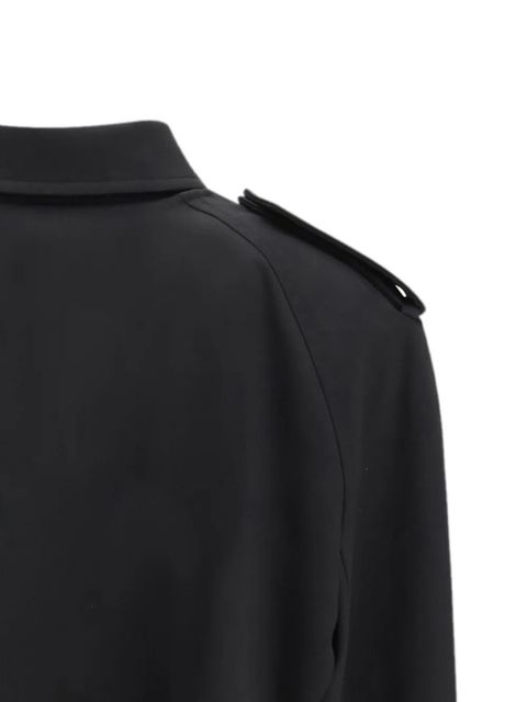 The Row Usuaia detachable sleeves belt Jacket - Black