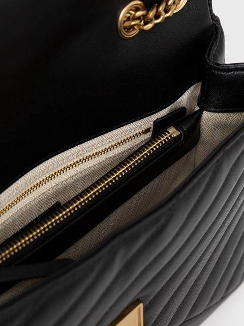 Tory Burch torebka skórzana Kira Chevron