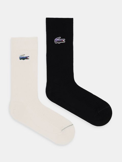 Lacoste skarpetki 2-pack kolor czarny RA5989 - zdjęcie produktu nr 1