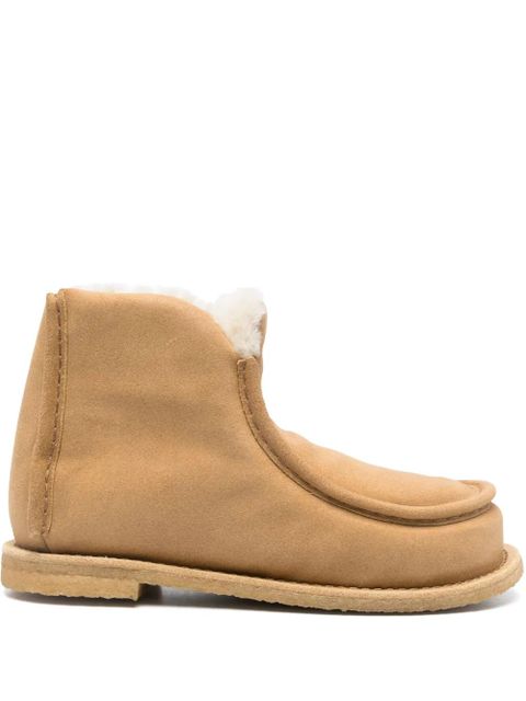JW Anderson padded ankle boots - Brown