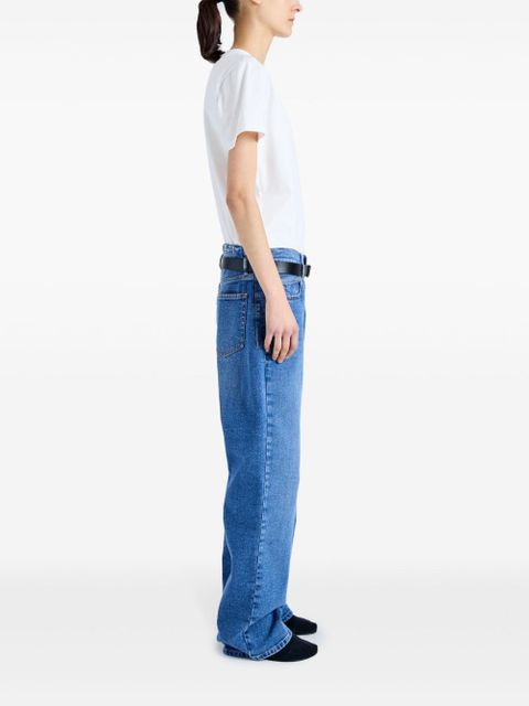 Proenza Schouler logo-print organic cotton T-shirt - White