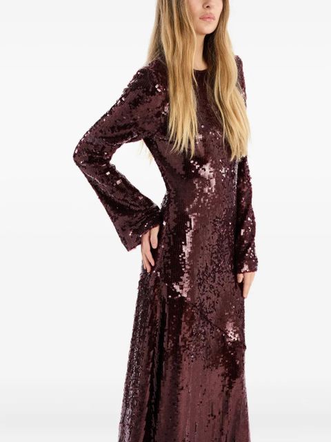 ROTATE BIRGER CHRISTENSEN sequin maxi dress - Red