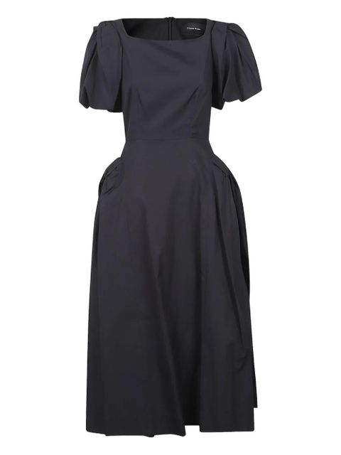 Simone Rocha puff-sleeve midi dress - Black - zdjęcie produktu nr 1