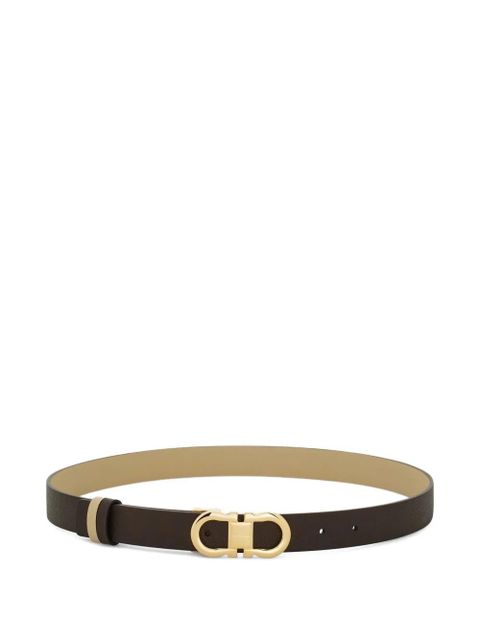 Ferragamo Gancini reversible leather belt - Brown - zdjęcie produktu nr 1