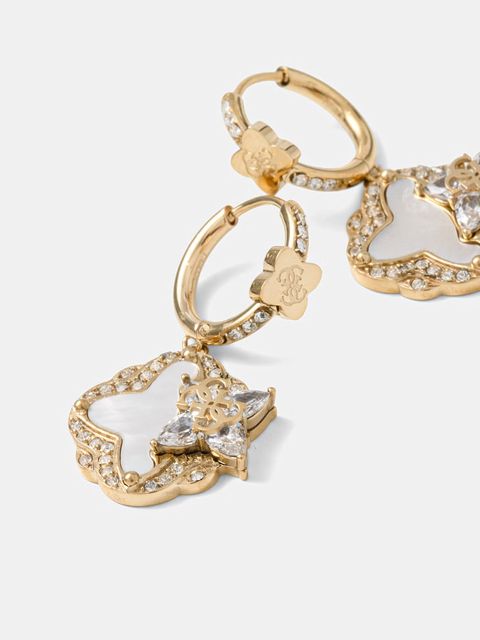 Guess kolczyki damskie ze stali nierdzewnej WILD FLOWER - zdjęcie produktu nr 1